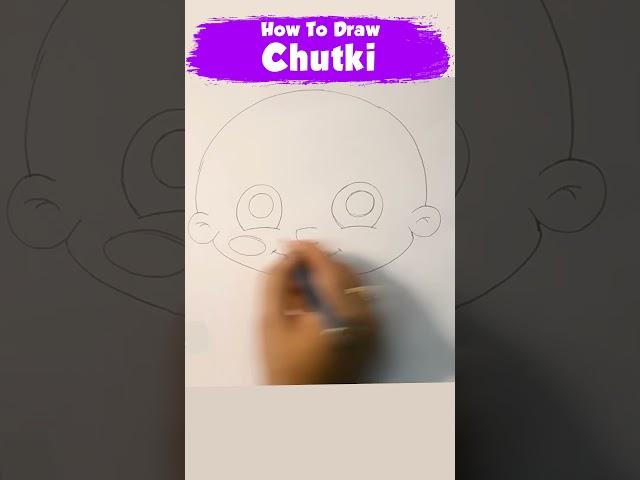 How to draw Chutki #Drawing