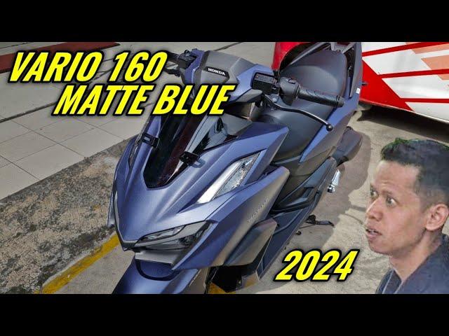 VARIO 160 MATTE BLUE 2024‼️Keren Polll