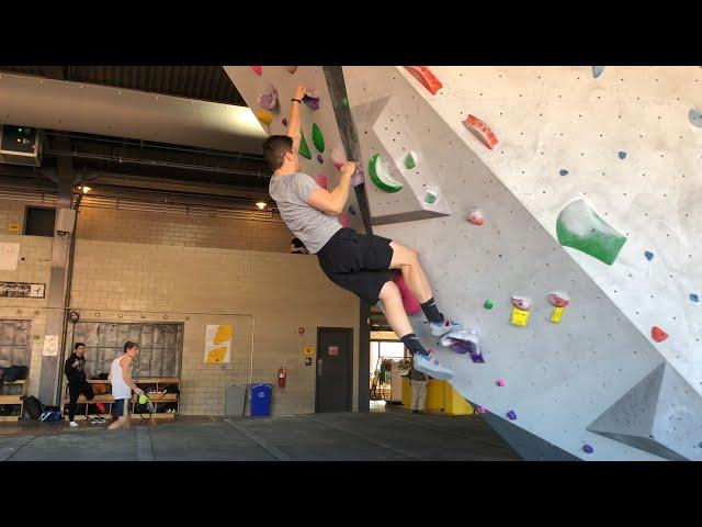 INTENSE Bouldering at Ascend Rock Climbing Gym in Pittsburgh Pennsylvania!