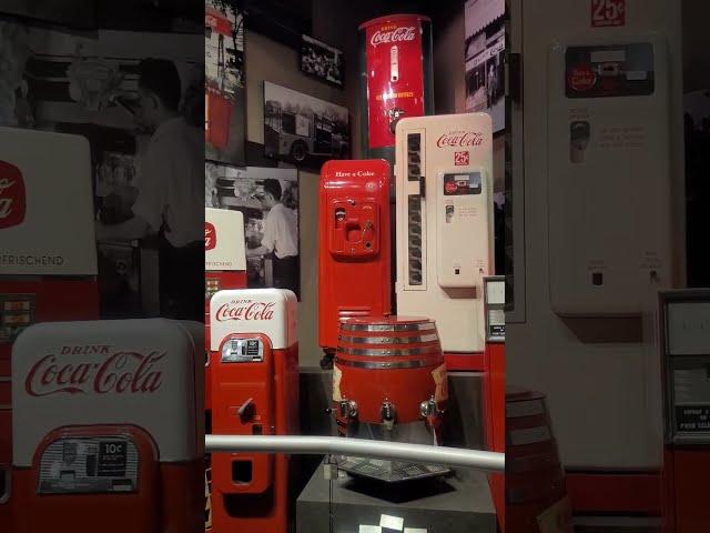 Classic Coca-Cola vending machines Vintage #short #worldofcocacola #atlanta