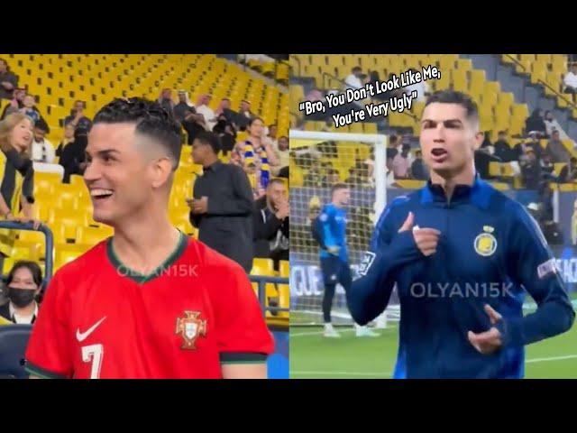 Ronaldo Says to his Lookalike “You Don’t Look Like Me, You're Very Ugly”