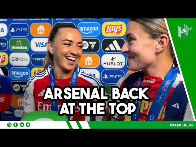 ECSTATIC and OVERWHELMED | Katie McCabe & Steph Catley | UWCL