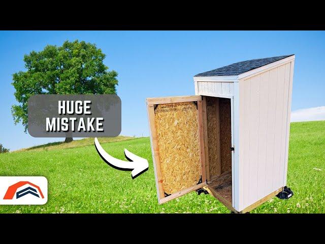 EASIEST DIY Shed Door Kit You Can Build on a 4x4 Shed