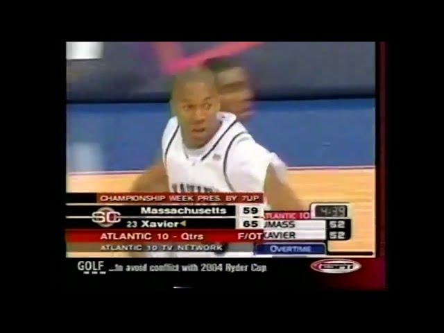 Xavier Basketball 2002 Atlantic 10 Tournament Highlights (SportsCenter Clips)