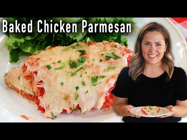 Easy Oven Baked Chicken Parmesan | How to Make Healthy Chicken Parm