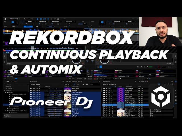 How To Enable Continuous Playback & Automix On Rekordbox | #pioneerdj #rekordbox #howtodj