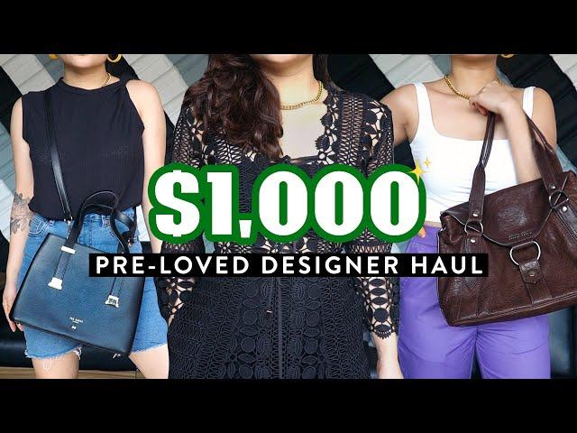 $1,000 PRE-LOVED DESIGNER HAUL + HOW TO SHOP ON VESTIAIRE COLLECTIVE