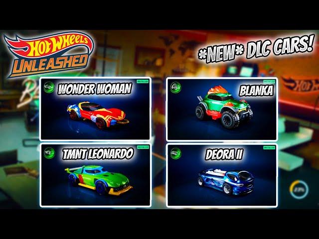 HOT WHEELS UNLEASHED! *NEW* DLC CARS! LEONARDO, DEORA 2, WONDER WOMAN + BLANKA! FULL REVIEWS!