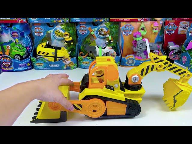 Paw Patrol Big Pup Trucks Toys Unboxing ASMR| Paw Patrol Excavator Playset: Building Fun with Rubble