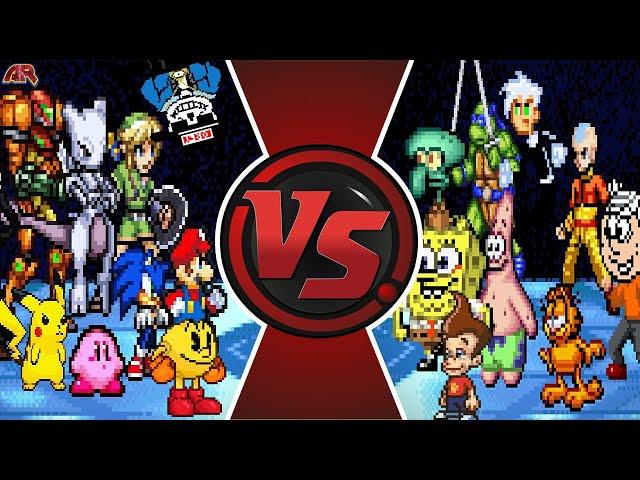 Smash Ultimate VS Nickelodeon All-Star Brawl: CARTOON FIGHT CLUB 1,000,000!