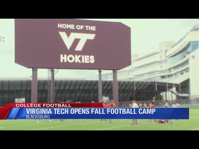 Virginia Tech Hokies 3rd fall football camp practice was intense