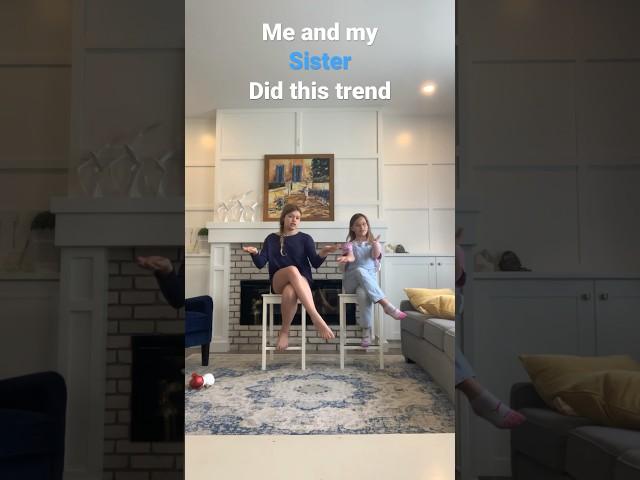 Me and my Sister did this trend! #trending #fun #viral #sisters #popular #shorts #tiktok