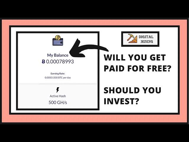 Is DIGITALMINING.CC a Scam Or a Legit Bitcoin Mining site?(Find out!)