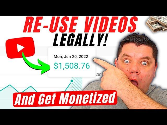 How To Get MONETIZED On YouTube REUSING Other Peoples Videos Legally (YouTube Monetization Tutorial)