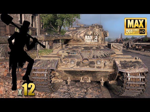 FV215b 183: 13 hits, 12 tanks destroyed - World of Tanks