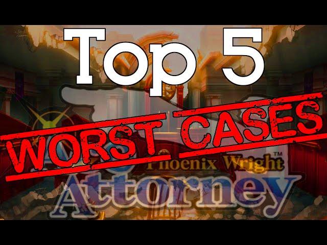 Top 5 Least Favorite Ace Attorney Cases