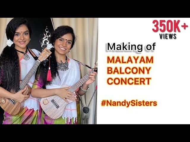 Making of Malayalam Balcony Concert - Nadan Pattukal | Vlog