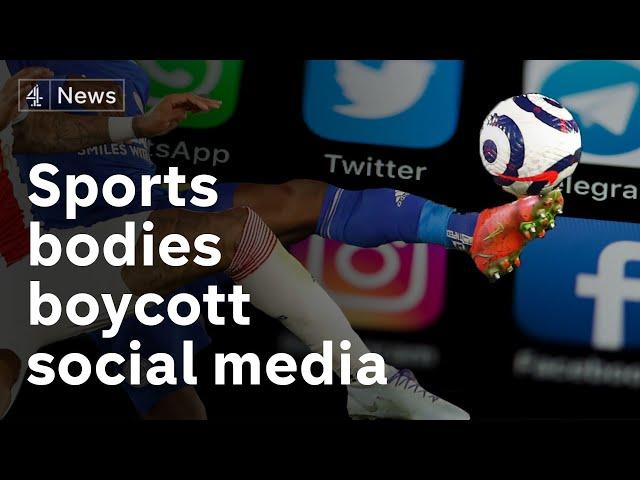 Sports bodies boycott social media over online abuse