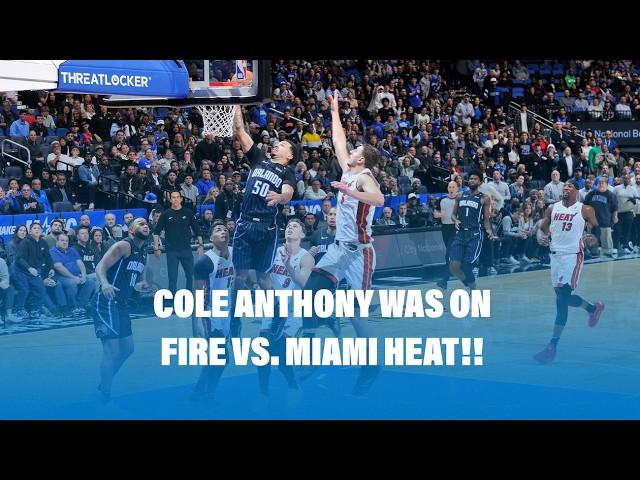 "Just Gets Buckets!!" | Cole Anthony Highlights vs Heat