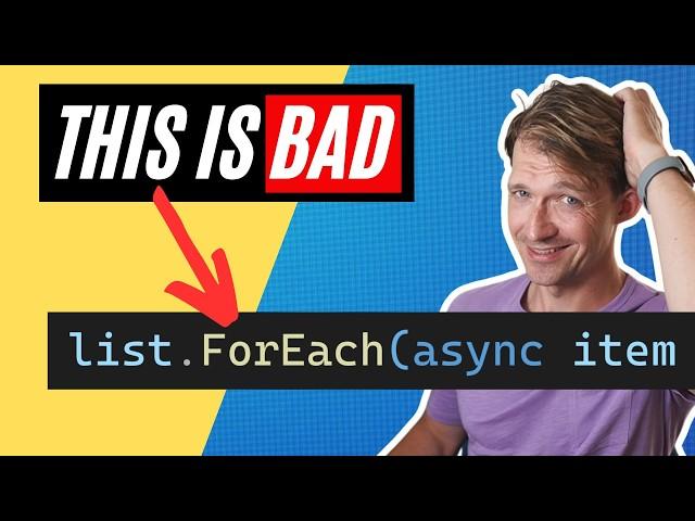 Stop Using .ForEach with await! Here’s the Right Way in C# 