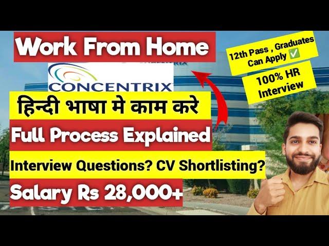 Concentrix WFH Job | Full Process Explained | Interview Questions? How to get CV Shortlisted?