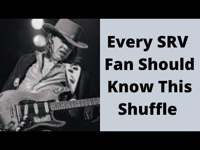 Essential Stevie Ray Vaughan Shuffle Lesson