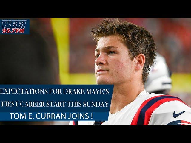 Patriots insider Tom E. Curran weighs in on expectations for Drake Maye | WEEI Afternoon Show