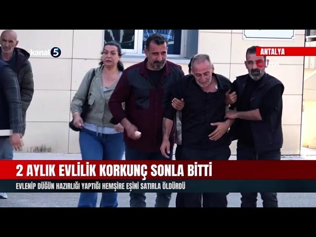 2 Aylık Evlilik Korkunç Sonla Bitti! | Evlenip Düğün Hazırlığı Yaptığı Hemşire Eşini Satırla Öldürdü