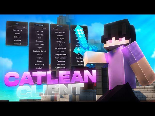 Free Hack Client: Catlean Client on Minecraft Java - Free 1.21.4 Anarchy Blatant Client