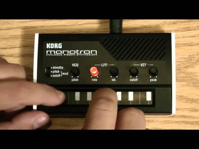 Korg Monotron Analog Ribbon Synth Programming Demo | UniqueSquared.com