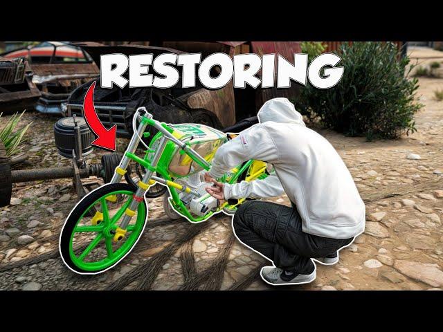 I Restored Abandoned Drag Bike dito sa GTA V RP