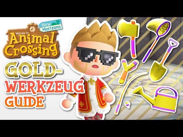 alle GOLDWERKZEUGE bekommen! | Animal Crossing New Horizons  Guide