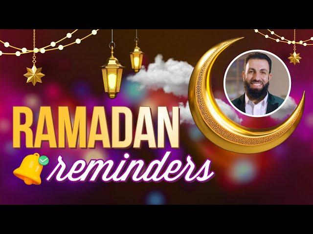 Ramadan Reminders + Q&A