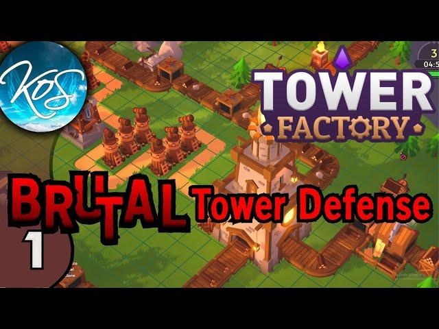 Tower Factory 1 - BRING YOUR BEST STRATEGY! (factory + tower defense / factorio inspired)