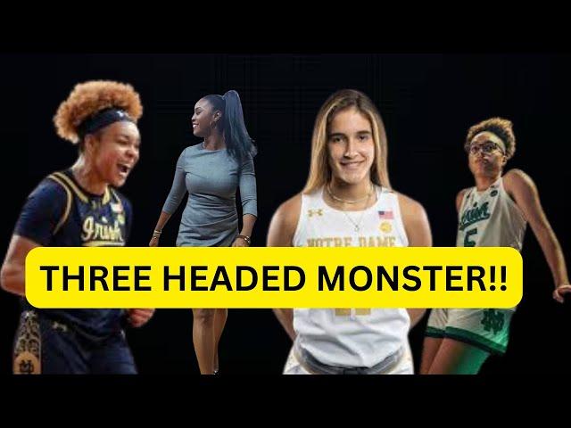 NOTRE DAME EXPOSED JUJU WATKINS & USCHANNAH HIDALGO, OLIVIA MILES & SONIA CITRON, BEST BACKCOURT!!?