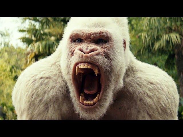 Rampage (2018) George Shows Middle Finger Scene - Movie Clip HD