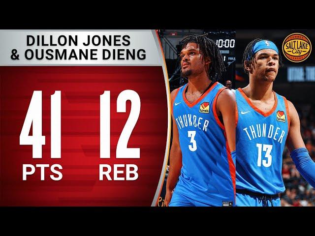 Dillon Jones (21 PTS) & Ousmane Dieng (20 PTS) GO TO WORK In The Salt Lake City Summer League!