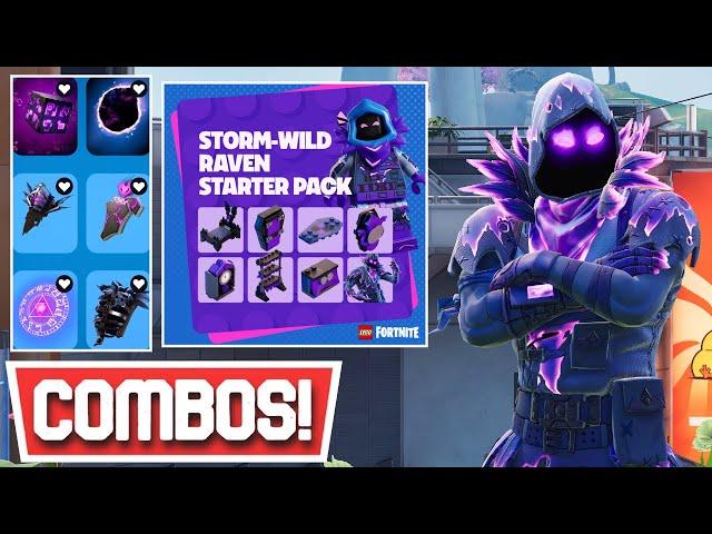 *NEW* BEST STORM-WILD RAVEN SKIN COMBOS! | Fortnite