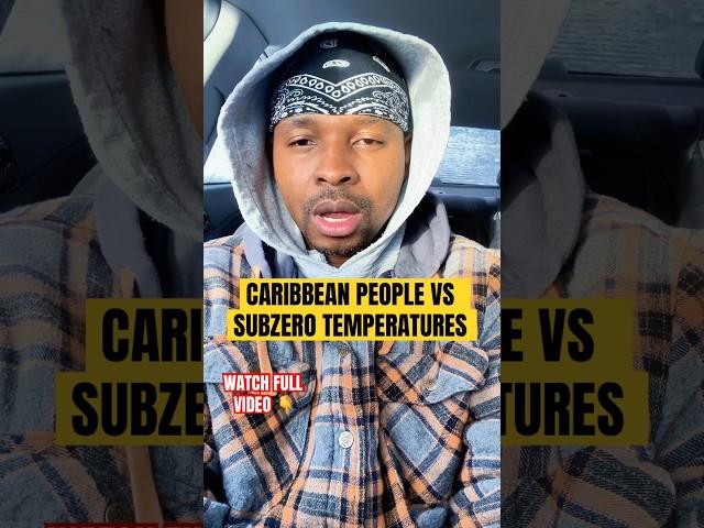 Caribbean people vs Subzero Challenges #shorts #jamaicanvlogger