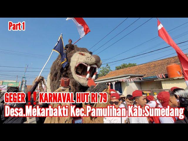 Bikin Geger‼️Karnaval Hut Ri Ke 79 Desa.Mekarbakti Kec.Pamulihan Kab.Sumedang