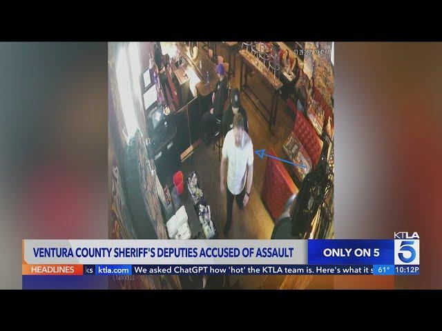 Ventura County sheriff's deputies allegedly assaulted bouncer outside bar