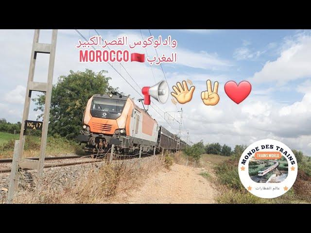 oncf en vitesse le train de transports des voitures marocains pour le chargement à l'usine  ️