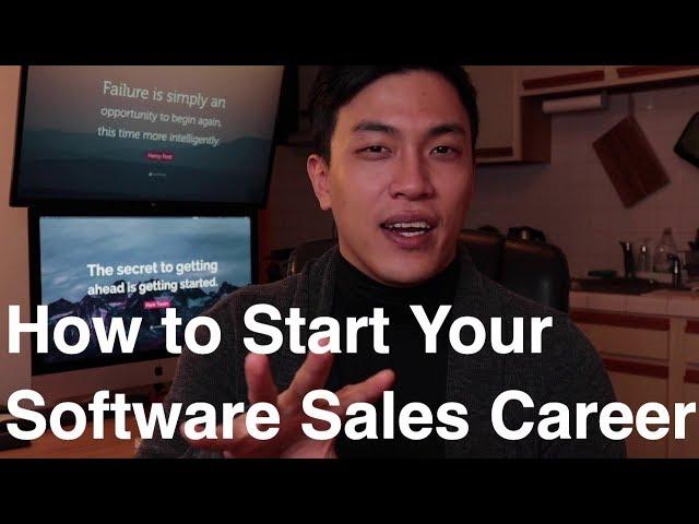 How Can you Get Started With Your Software Sales Career?