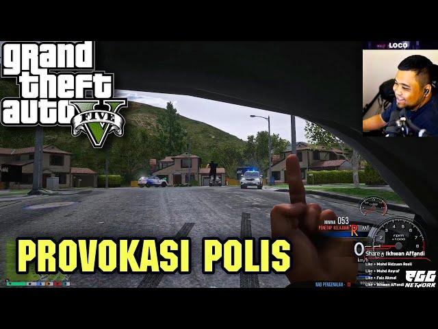  GTA V | Chiko Provokasi Anggota Polis LAWAK