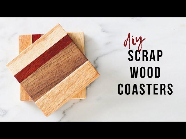 DIY Scrap Wood Coasters With 3 Tools