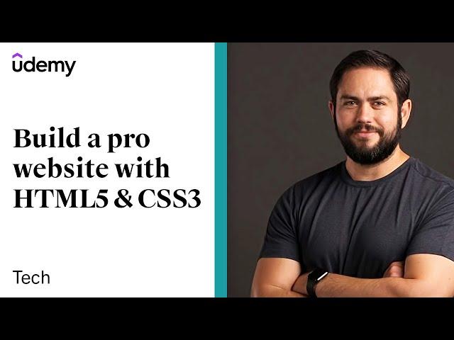 HTML5 & CSS Development: Learn How to Build a Professional Website | Udemy, Jordan Hudgens