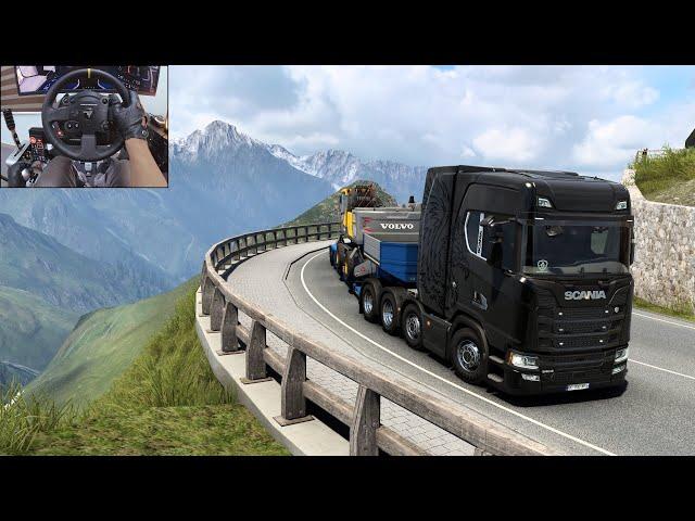 Through the Austrian Mountains - Euro Truck Simulator 2 | Thrustmaster TX