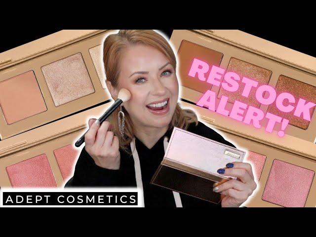 SWATCHES + DEMO NEW Adept Cosmetics FACE PALETTES | Steff's Beauty Stash