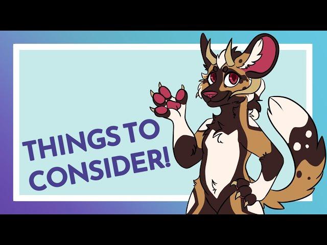 Things to Consider When Making a Fursona!