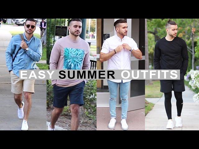 4 Easy Summer Outfits for Men 2017 | Men's Fashion & Style | Alex Costa